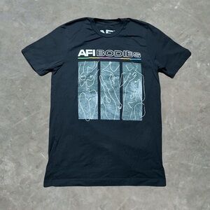 AFI Bodies Tour Graphic Band Tee Mens Size Medium Black